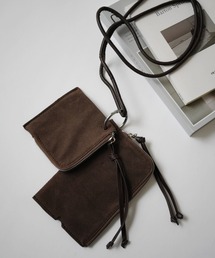 Sowel.（ソエル）の「【 Sowel. / ソエル 】 スエードタッチ ネックストラップ  マルチ ポーチ #（ポーチ）」