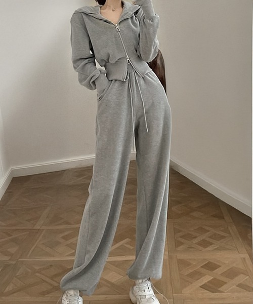 blackdia ocean ダブルジップ ショートフーディー&スウェットパンツ 2