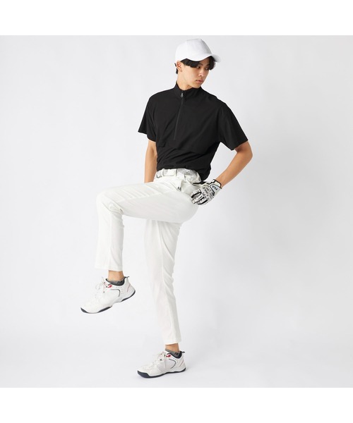 FILA GOLF(フィラゴルフ )の「FILA GOLF フィラゴルフ ゴルフウェア ワンポイント ロゴ 吸汗速乾 UVカット ストレッチ タック入り ロングパンツ(その他パンツ・メンズ・グレー/オフホワイト/ブラック・90/86/82/78)」の10枚目の写真