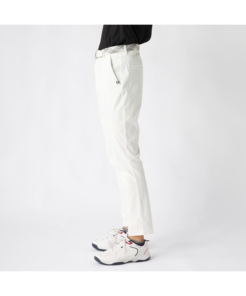FILA GOLF(フィラゴルフ )の「FILA GOLF フィラゴルフ ゴルフウェア ワンポイント ロゴ 吸汗速乾 UVカット ストレッチ タック入り ロングパンツ(その他パンツ・メンズ・グレー/オフホワイト/ブラック・90/86/82/78)」の5枚目の写真