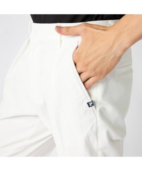 FILA GOLF(フィラゴルフ )の「FILA GOLF フィラゴルフ ゴルフウェア ワンポイント ロゴ 吸汗速乾 UVカット ストレッチ タック入り ロングパンツ(その他パンツ・メンズ・グレー/オフホワイト/ブラック・90/86/82/78)」の12枚目の写真