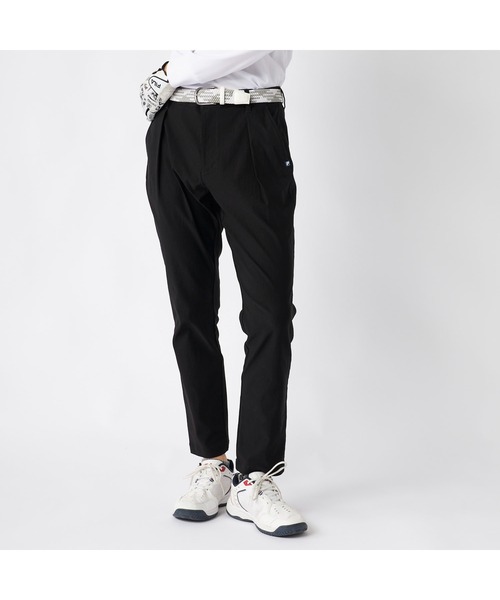 FILA GOLF(フィラゴルフ )の「FILA GOLF フィラゴルフ ゴルフウェア ワンポイント ロゴ 吸汗速乾 UVカット ストレッチ タック入り ロングパンツ(その他パンツ・メンズ・グレー/オフホワイト/ブラック・90/86/82/78)」の14枚目の写真