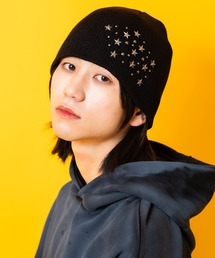 an meets zakka（アンミツザッカ）の「an meets zakka スタースタッズニットビーニー（ニットキャップ/ビーニー）」