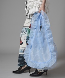NON TOKYO（ノントーキョー）の「SHEER FRILL BAG(L)（ショルダーバッグ）」
