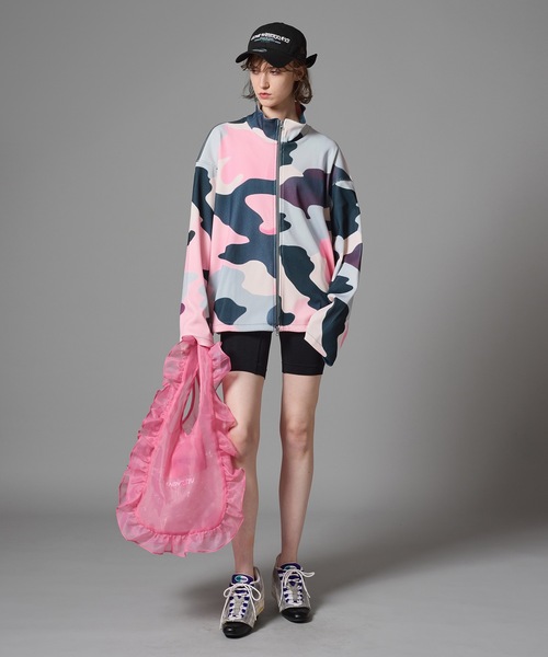 NON TOKYO（ノントーキョー）の「SHEER FRILL BAG(L)（ショルダーバッグ・レディース・ネイビー/レッド/ピンク/ブルー・FREE）」の9枚目の写真