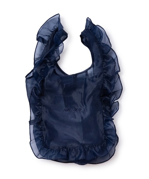 NON TOKYO（ノントーキョー）の「SHEER FRILL BAG(L)（ショルダーバッグ・レディース・ネイビー/レッド/ピンク/ブルー・FREE）」の6枚目の写真