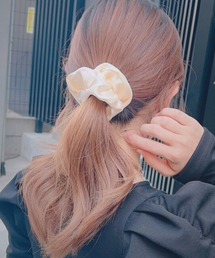WARAIJOGO（ワライジョウゴ）の「シンプルビッグシュシュ/ヘアゴム(RO)（ヘアゴム）」