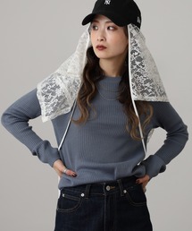 mitis（ミティス）の「mitis クルーネックリブ編みプルオーバー（ニット/セーター）」