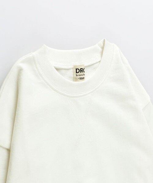 DRC branshes（ディーアールシーブランシェス）の「【WEB限定/DRC】カラバリ裏毛トレーナー（スウェット・キッズ・ブラック/オフホワイト/ダークグリーン/カラフル/ピンク/パープル・140/120/130/100/110/150）」の7枚目の写真
