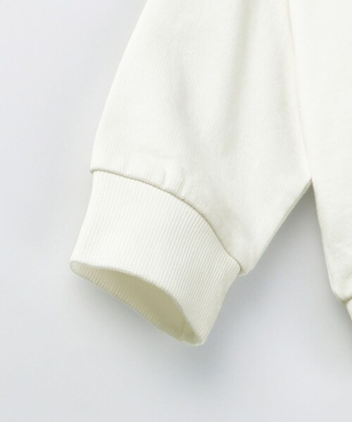 DRC branshes（ディーアールシーブランシェス）の「【WEB限定/DRC】カラバリ裏毛トレーナー（スウェット・キッズ・ブラック/オフホワイト/ダークグリーン/カラフル/ピンク/パープル・140/120/130/100/110/150）」の9枚目の写真