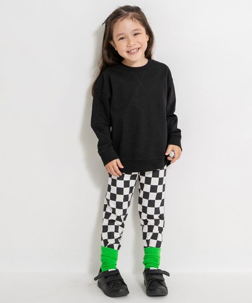 DRC branshes（ディーアールシーブランシェス）の「【WEB限定/DRC】カラバリ裏毛トレーナー（スウェット・キッズ・ブラック/オフホワイト/ダークグリーン/カラフル/ピンク/パープル・140/120/130/100/110/150）」の20枚目の写真