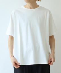 yuni | △80/- スムース水起毛 半袖プルオーバー(Tシャツ/カットソー)