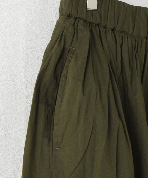 soil（ソイル）の「【SOIL/ソイル】60s CAMBRIC PLAIN LACE GATHERED SK（スカート・レディース・カーキ/ホワイト・2）」の5枚目の写真