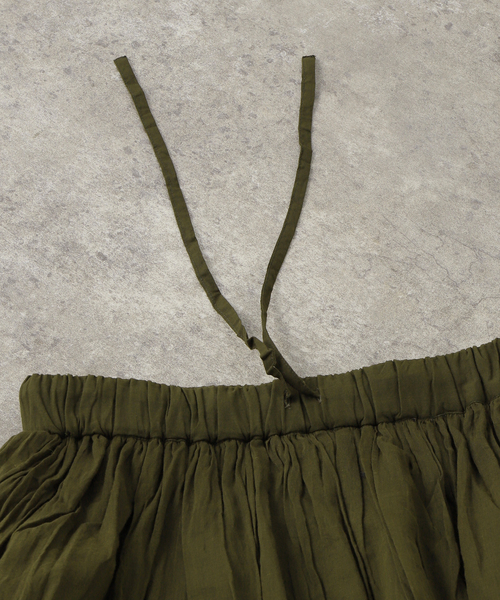 soil（ソイル）の「【SOIL/ソイル】60s CAMBRIC PLAIN LACE GATHERED SK（スカート・レディース・カーキ/ホワイト・2）」の7枚目の写真
