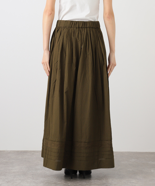 soil（ソイル）の「【SOIL/ソイル】60s CAMBRIC PLAIN LACE GATHERED SK（スカート・レディース・カーキ/ホワイト・2）」の14枚目の写真