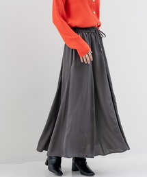 ANNA LUNA（アンナルナ）の「【ANNA LUNA】しなやかに揺れる ビンテージ サテン フレアスカート（スカート）」