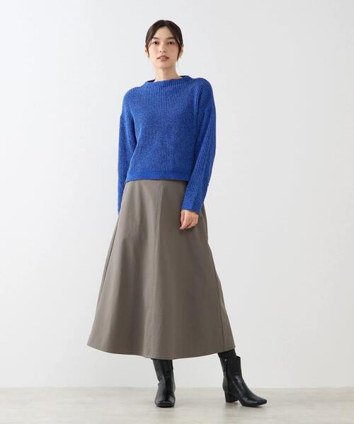 MELROSE claire（メルローズ クレール）の「【モール糸ボトルネックニットプルオーバー】（ニット/セーター・レディース・ピンク/アイボリー/グレー/ブルー・FREE）」の11枚目の写真