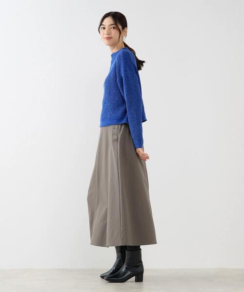 MELROSE claire（メルローズ クレール）の「【モール糸ボトルネックニットプルオーバー】（ニット/セーター・レディース・ピンク/アイボリー/グレー/ブルー・FREE）」の15枚目の写真