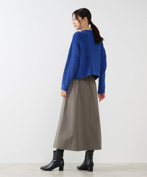 MELROSE claire（メルローズ クレール）の「【モール糸ボトルネックニットプルオーバー】（ニット/セーター・レディース・ピンク/アイボリー/グレー/ブルー・FREE）」の10枚目の写真