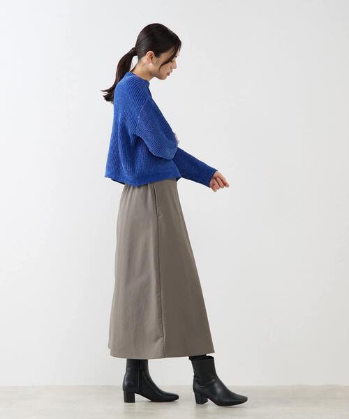 MELROSE claire（メルローズ クレール）の「【モール糸ボトルネックニットプルオーバー】（ニット/セーター・レディース・ピンク/アイボリー/グレー/ブルー・FREE）」の9枚目の写真