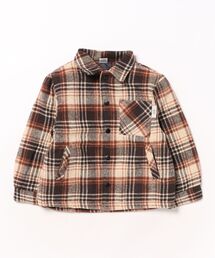 -80's vintage チェック柄 ZIPブルゾン 短丈ブラウン フランネル 80's vintage チェック柄 ZIPブルゾン 短丈ブラウン フランネル