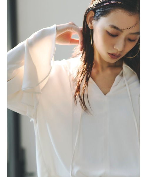 ヴォランカフスブラウス（シャツ/ブラウス）｜anuans（アニュアンス