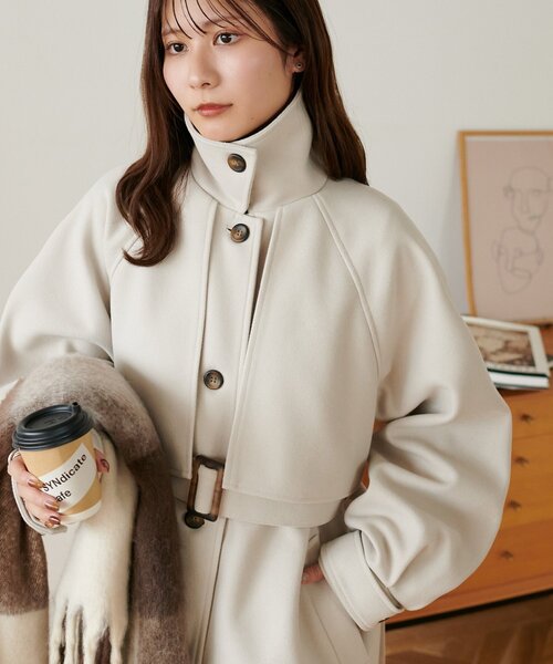 セール】【WEB限定】2WAYカラーミドルコート（その他アウター