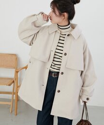 DISCOAT(ディスコート)の【WEB限定】2WAYカラーミドルコート(その他アウター)