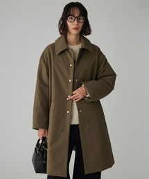 BABYLONE | 【多機能素材】中綿フレアコート(ナイロンジャケット)