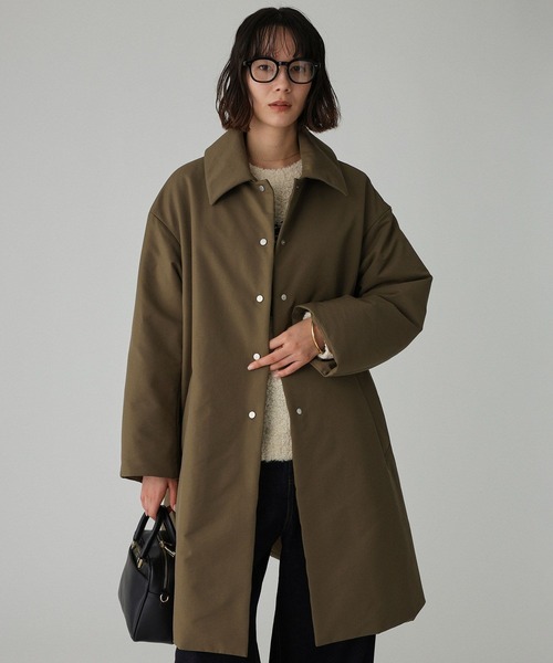 多機能素材】中綿フレアコート（ナイロンジャケット）｜BABYLONE