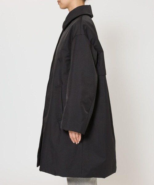 セール】【多機能素材】中綿フレアコート（ナイロンジャケット