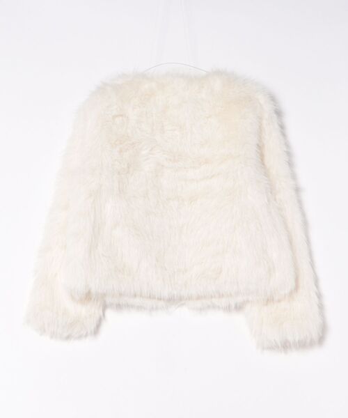 LOULOU select（ルルセレクト）の「ファーショート丈コート（その他アウター・レディース・ブラック/アイボリー・M）」の17枚目の写真