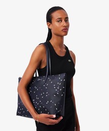 LACOSTE | ホリデー マルチカラーワニロゴプリントトートバッグ(トートバッグ)