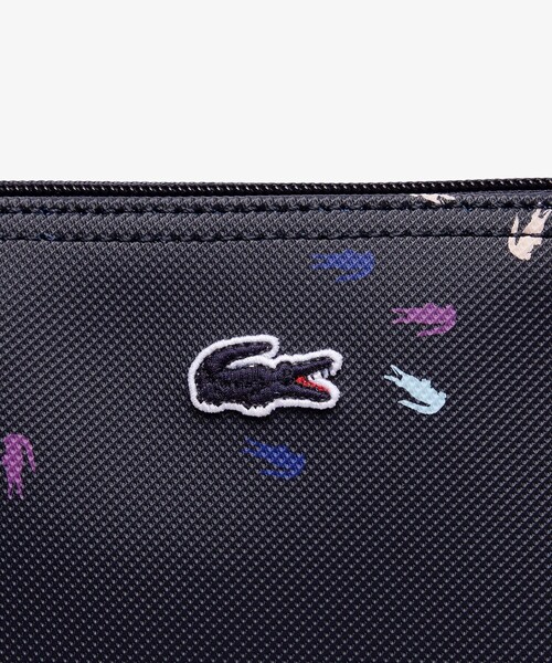 LACOSTE（ラコステ）の「ホリデー マルチカラーワニロゴプリントトートバッグ（トートバッグ・レディース・ダークネイビー・FREE）」の6枚目の写真