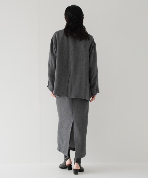 RYU（リュー）の「Omi-zarashi long-sleeve over shirt（シャツ/ブラウス・メンズ・サックスブルー/スミクロ・1/2/3/4）」の16枚目の写真