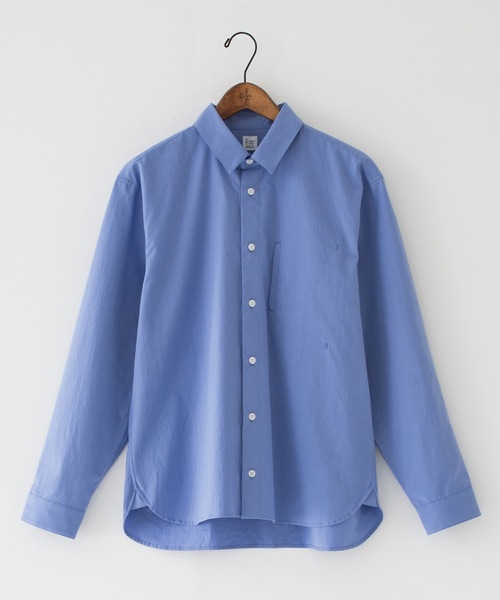RYU（リュー）の「Omi-zarashi long-sleeve over shirt（シャツ/ブラウス・メンズ・サックスブルー/スミクロ・1/2/3/4）」の9枚目の写真