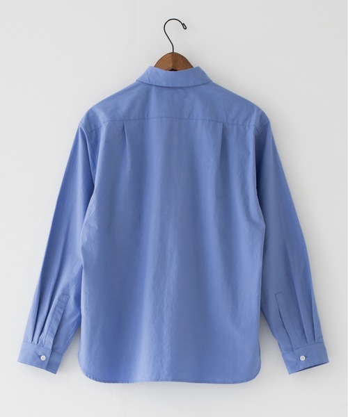 RYU（リュー）の「Omi-zarashi long-sleeve over shirt（シャツ/ブラウス・メンズ・サックスブルー/スミクロ・1/2/3/4）」の10枚目の写真