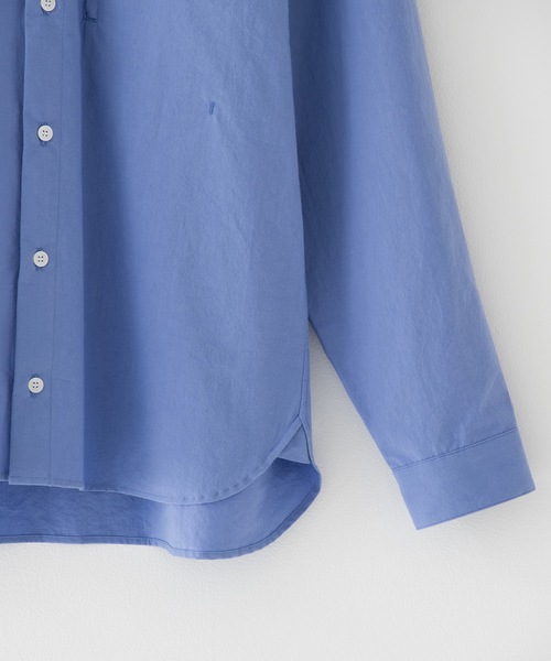 RYU（リュー）の「Omi-zarashi long-sleeve over shirt（シャツ/ブラウス・メンズ・サックスブルー/スミクロ・1/2/3/4）」の3枚目の写真