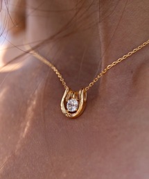 IRIEBEACH（アイリービーチ）の「Horseshoe zirconia necklace/【ハワイアンジュエリー】【サージカルステンレス】【金属アレルギー対応】【IRIEBEACH / アイリービーチ】つけっぱなしOK（ネックレス）」