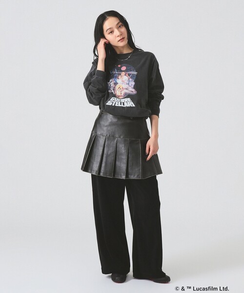 Ray BEAMS（レイビームス）の「【別注】GOOD ROCK SPEED / STAR WARS / ロングスリーブ Tシャツ（Tシャツ/カットソー・レディース・ホワイト/ブラック・ONE SIZE）」の15枚目の写真