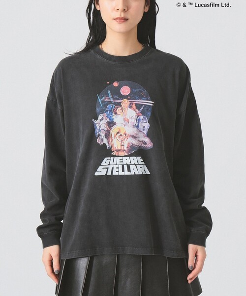 Ray BEAMS（レイビームス）の「【別注】GOOD ROCK SPEED / STAR WARS / ロングスリーブ Tシャツ（Tシャツ/カットソー・レディース・ホワイト/ブラック・ONE SIZE）」の21枚目の写真