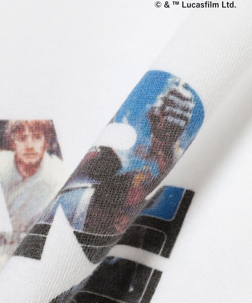 Ray BEAMS（レイビームス）の「【別注】GOOD ROCK SPEED / STAR WARS / ロングスリーブ Tシャツ（Tシャツ/カットソー・レディース・ホワイト/ブラック・ONE SIZE）」の5枚目の写真