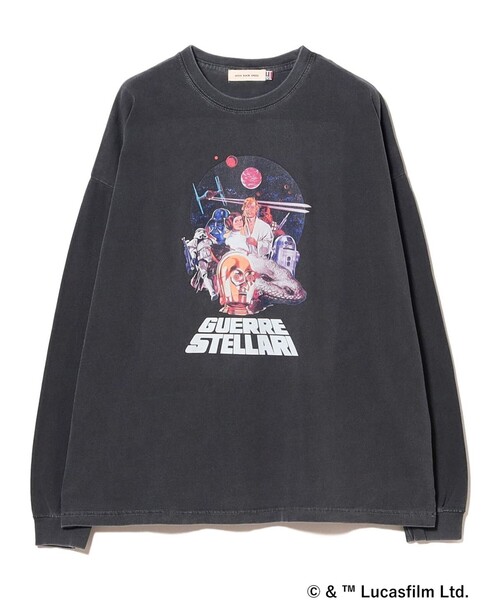 Ray BEAMS（レイビームス）の「【別注】GOOD ROCK SPEED / STAR WARS / ロングスリーブ Tシャツ（Tシャツ/カットソー・レディース・ホワイト/ブラック・ONE SIZE）」の6枚目の写真