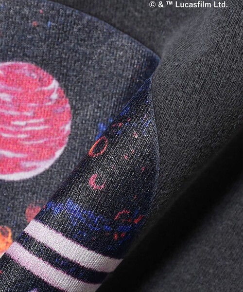 Ray BEAMS（レイビームス）の「【別注】GOOD ROCK SPEED / STAR WARS / ロングスリーブ Tシャツ（Tシャツ/カットソー・レディース・ホワイト/ブラック・ONE SIZE）」の8枚目の写真