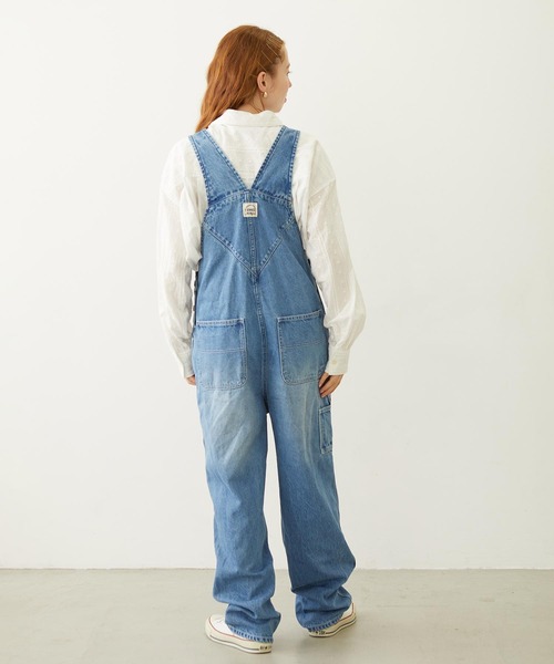 MILKFED.（ミルクフェド）の「PATCH OVERALLS（サロペット/オーバーオール・レディース・ライトブルー/ブラック/マルチ・M/S）」の13枚目の写真