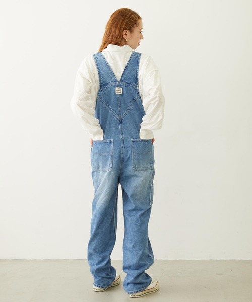 MILKFED.（ミルクフェド）の「PATCH OVERALLS（サロペット/オーバーオール・レディース・ライトブルー/ブラック/マルチ・M/S）」の14枚目の写真