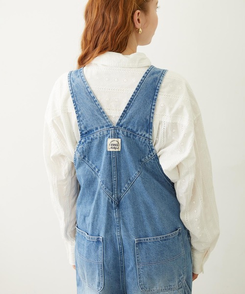 MILKFED.（ミルクフェド）の「PATCH OVERALLS（サロペット/オーバーオール・レディース・ライトブルー/ブラック/マルチ・M/S）」の21枚目の写真