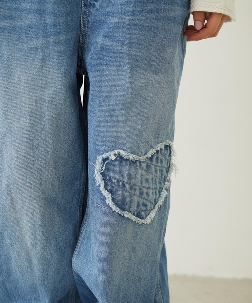 MILKFED.（ミルクフェド）の「PATCH OVERALLS（サロペット/オーバーオール・レディース・ライトブルー/ブラック/マルチ・M/S）」の22枚目の写真