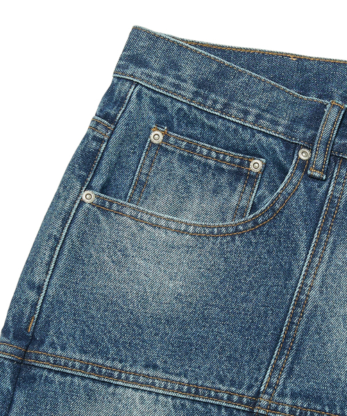 WKNDRS(ウィーキャンドース)の「PATCH WORK DENIM SHORTS (DENIM)(その他パンツ・レディース・その他・MEDIUM/LARGE/X-LARGE)」の4枚目の写真