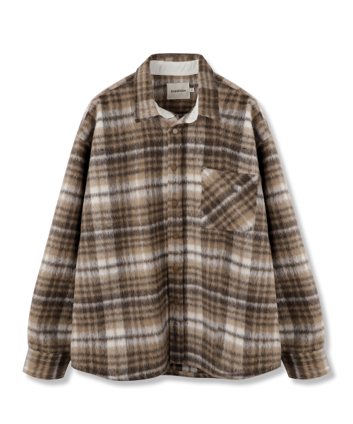AVANDRESS(アバンドレス )の「Sanders Check Shirt Jacket BLACK(その他アウター・レディース・ブラック・LARGE/MEDIUM)」の2枚目の写真